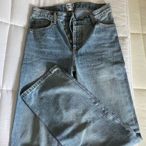 Princess polly asymmetrical jeans